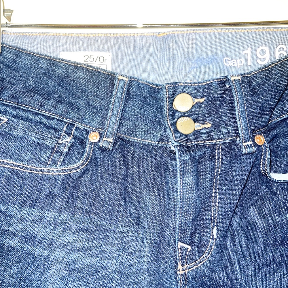 Gap Double Button Low Rise Perfect Boot Bootcut D… - image 5